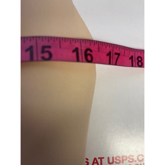 BRIDESMAID DRESS SZ 8 M tan pleated halter belted formal maxi dress new B58 - Picture 8 of 9